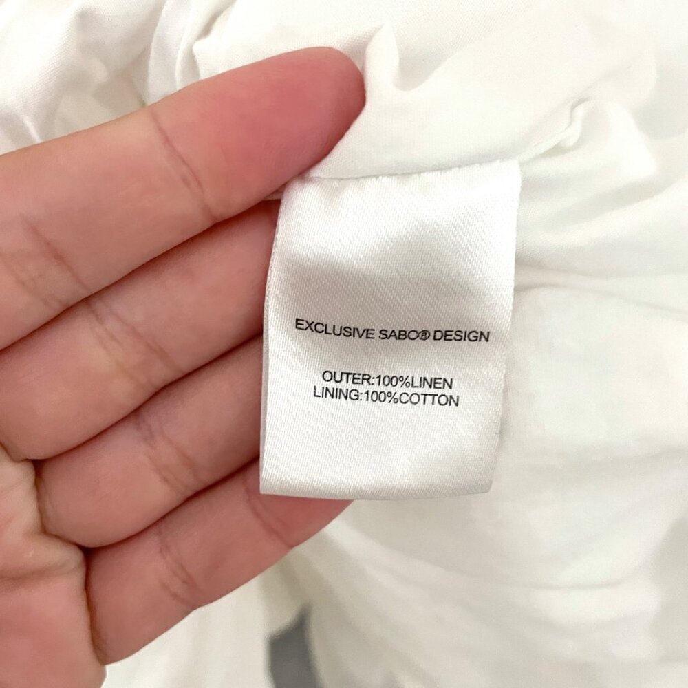 Sabo Luxe Camari Linen Dress Floral Short Sleeve Size XS - Picture 4 of 6